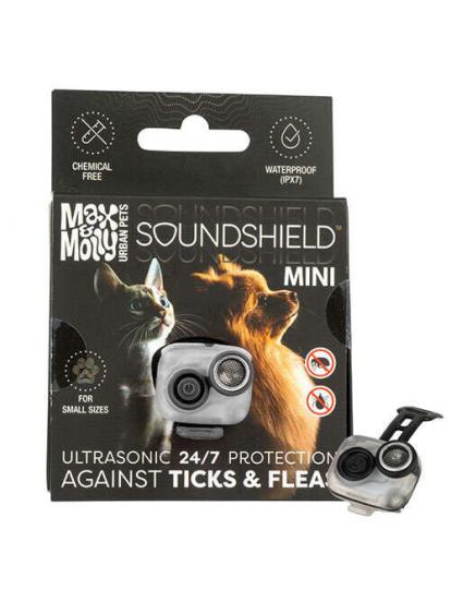 Max & Molly Soundshield Mini Ultrasonik Pire ve Kene Kovucu Tasma (Siyah)