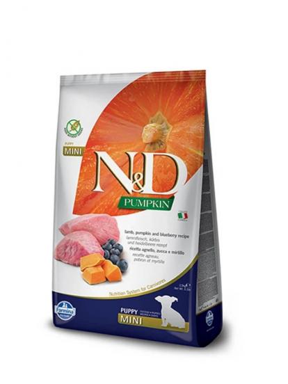 N&D Pumpkin Balkabaklı Kuzu Etli Küçük Irk Yavru Köpek Maması 2,5 Kg