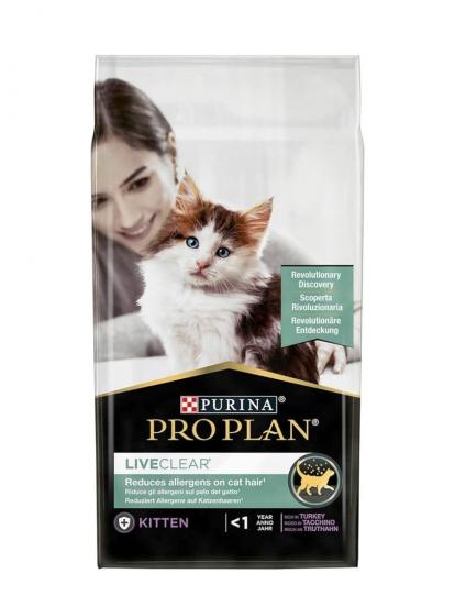 Pro Plan LiveClear Kitten Hindi Etli Yavru Kedi Maması 1,4 kg