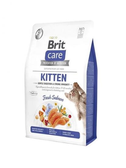 Brit Care Tahılsız Somonlu Bağışıklık Destekleyici Yavru Kedi Maması 2 kg