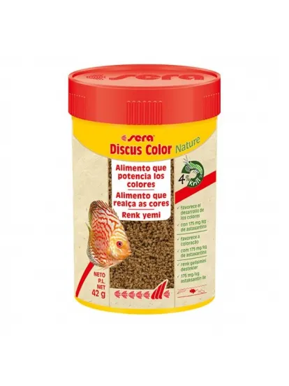 Sera Discus Color Red Granül Balık Yemi 42 gr