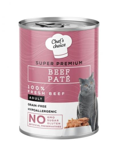 Chef's Choice Sığır Etli Yetişkin Kedi Konservesi 400 gr