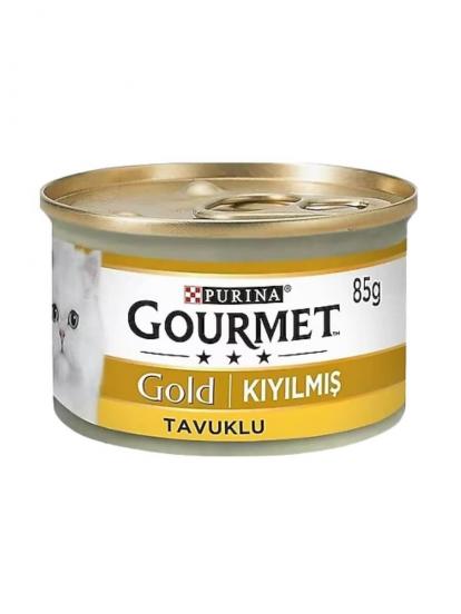 Gourmet Gold Kıyılmış Tavuklu Yetişkin Kedi Konservesi 85 gr