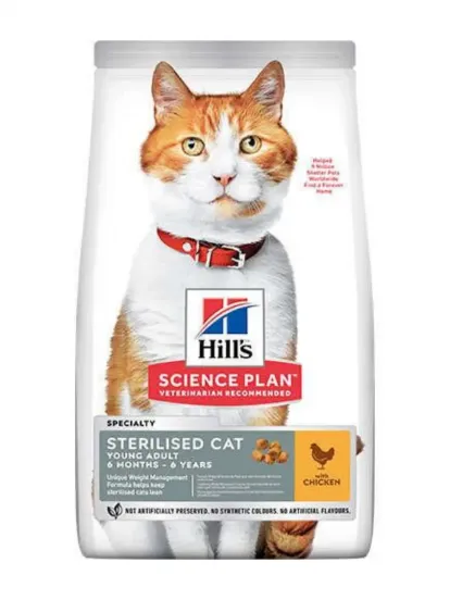 Hill's Science Plan Tavuk Etli Kısırlaştırılmış Kedi Maması 10 kg