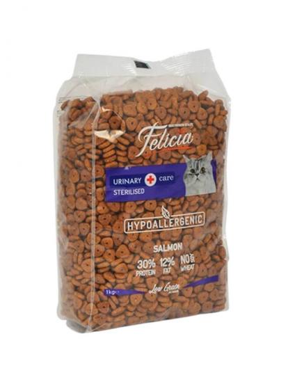 Felicia Düşük Tahıllı HypoAllergenic Somonlu Kısırlaştırılmış Kedi Maması 1 kg