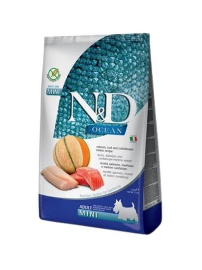 N&D Ocean Somon ve Morina Balıklı Mini Yetişkin Köpek Maması 2,5 kg