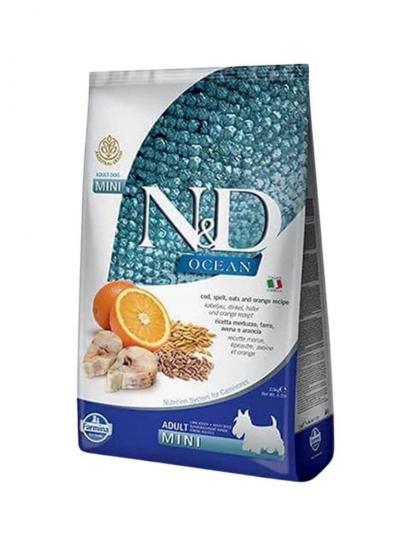 N&D Ocean Düşük Tahıllı Balıklı Küçük Irk Yetişkin Köpek Maması 2,5 kg