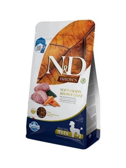 N&D Brown Kuzu Havuç Patates ve Spirulina Küçük Irk Yetişkin Köpek Maması 2 kg
