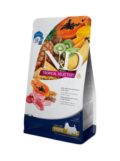 N&D Tropical Selection Kuzu Etli ve Tropikal Meyveli Mini Irk Yetişkin Köpek Maması 1,5 kg