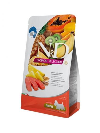 N&D Tropical Selection Somonlu ve Tropical Meyveli Mini Irk Yetişkin Köpek Maması 1,5 kg