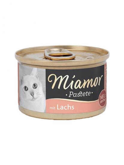 Miamor Pastete Somonlu Tahılsız Konserve Kedi Maması 85 gr