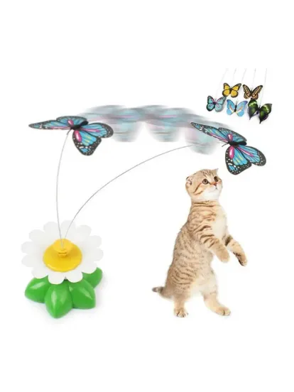 Buffer Hareketli Kelebek Kedi Oyuncağı
