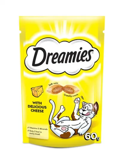 Dreamies Peynirli Kedi Ödül Bisküvisi 60 Gr