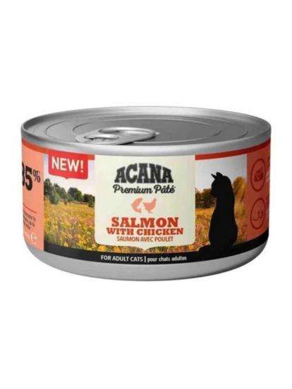 Acana Premium Pate Somon Balıklı ve Tavuklu Ezme Yetişkin Kedi Konservesi 85 gr Acana Premium Pate Somon Balıklı ve Tavuklu Ezme Yetişkin Kedi Konservesi 85 gr
