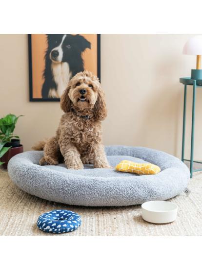 Purrfect Works CircleBed Mist Grey Ortopedik Kedi ve Köpek Yatağı